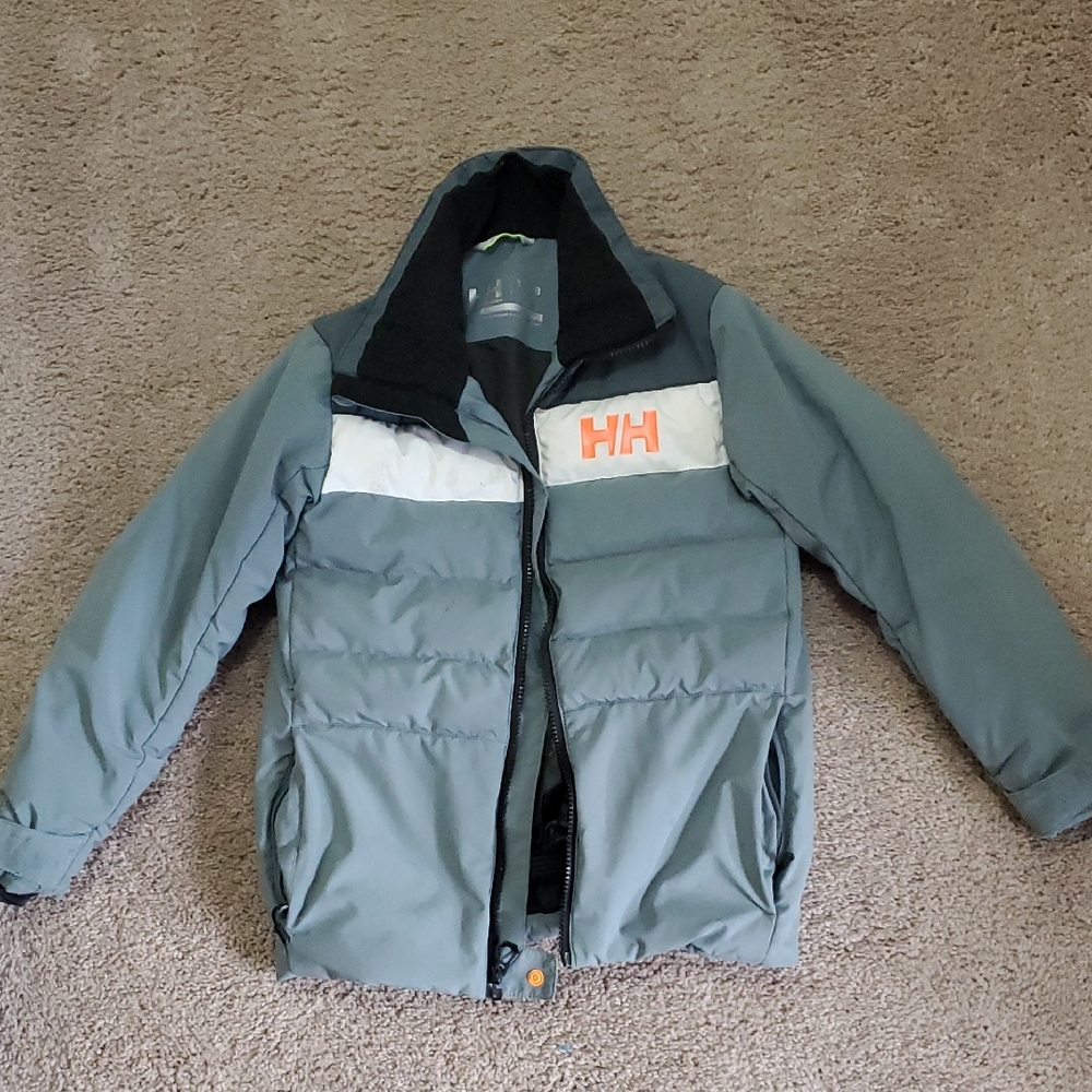 Helly Hansen Blue and Black Jacket with White Detail